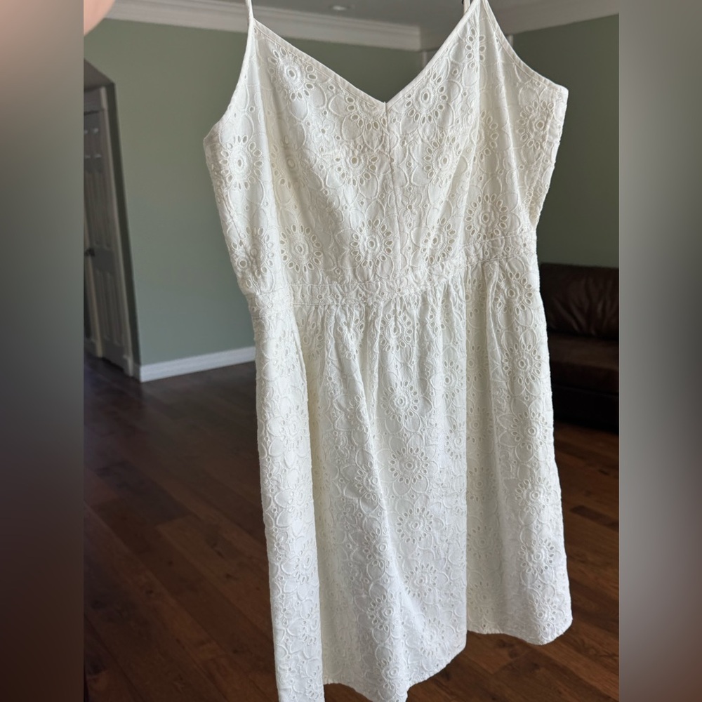 Madewell White Sundress V-neck Mini